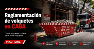 reglamentaciones para el uso de volquetes en CABA