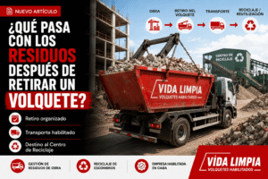 Retiro y transporte de escombros